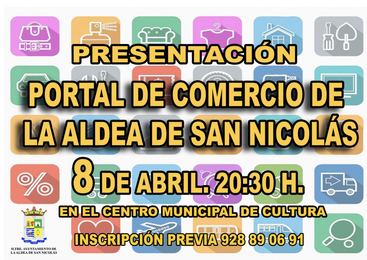 La Aldea presenta su portal comercial el próximo 8 de abril en el Centro Municipal de Cultura
